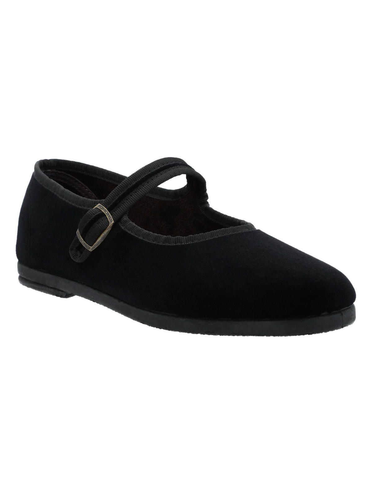 Ballerina Terciopelo Mujer Oli Negro-1