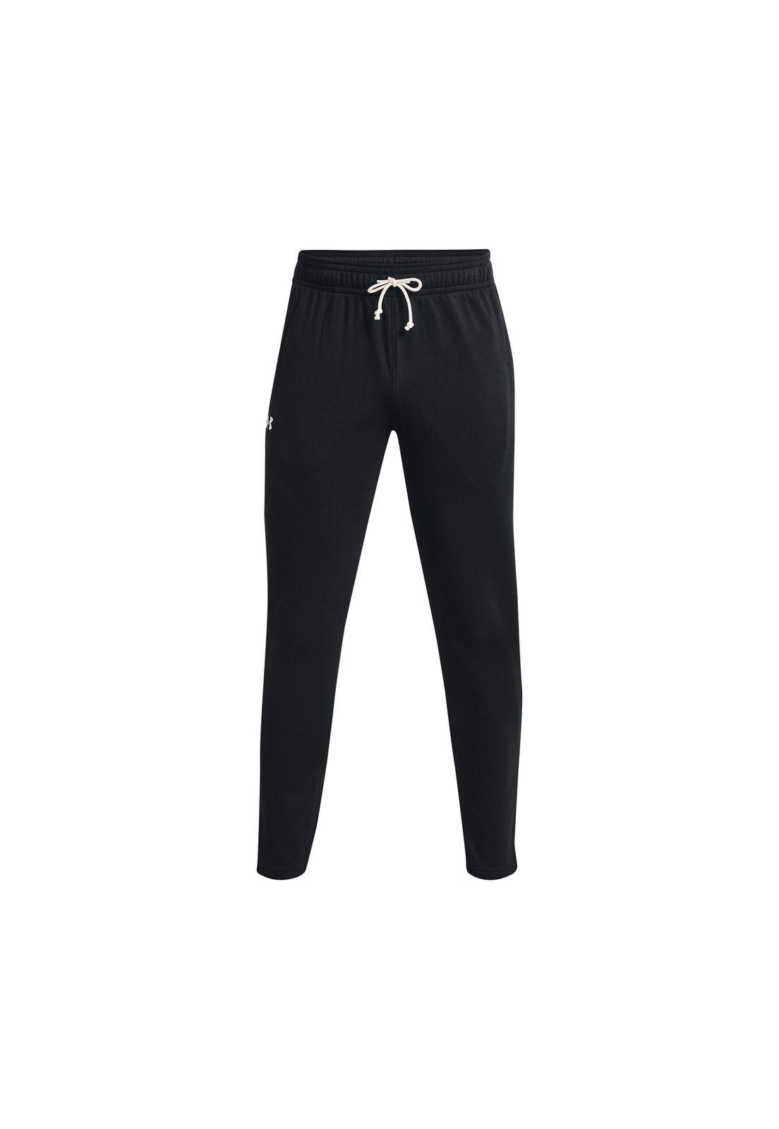 Buzo Training Jogger Rival Terry Negro Hombre-0
