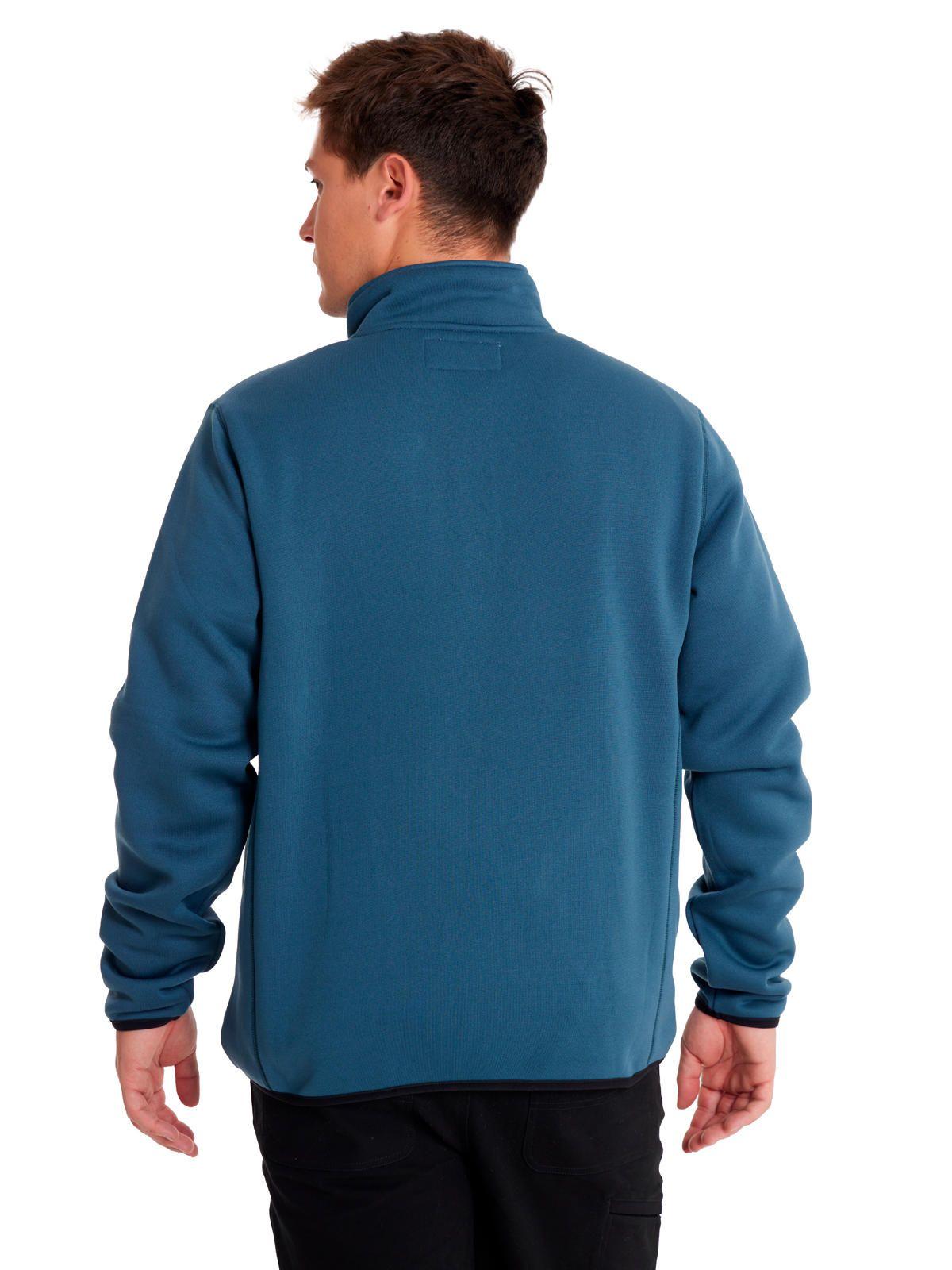 Polar Hombre Sweater Fleece Quarter Zip Jacket Azul-3