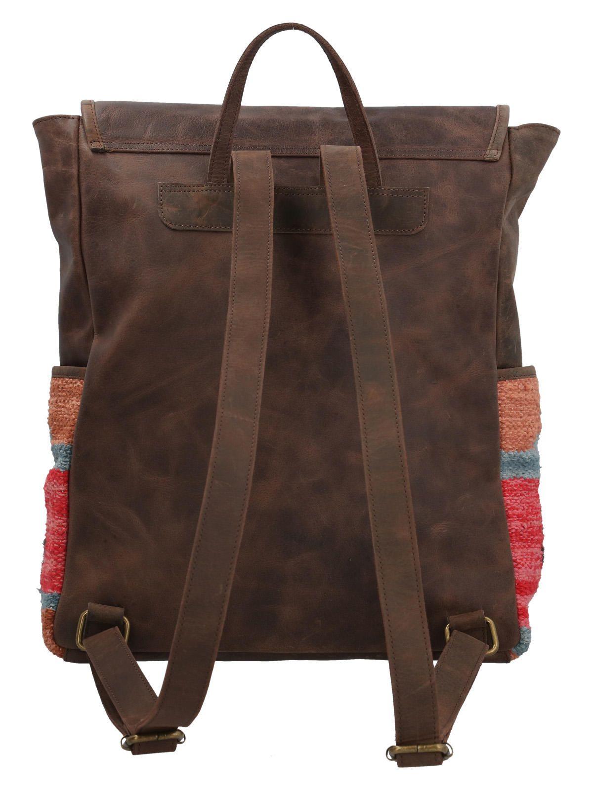 Mochila Cuero Mujer Kl Priya Back Multicolor-2