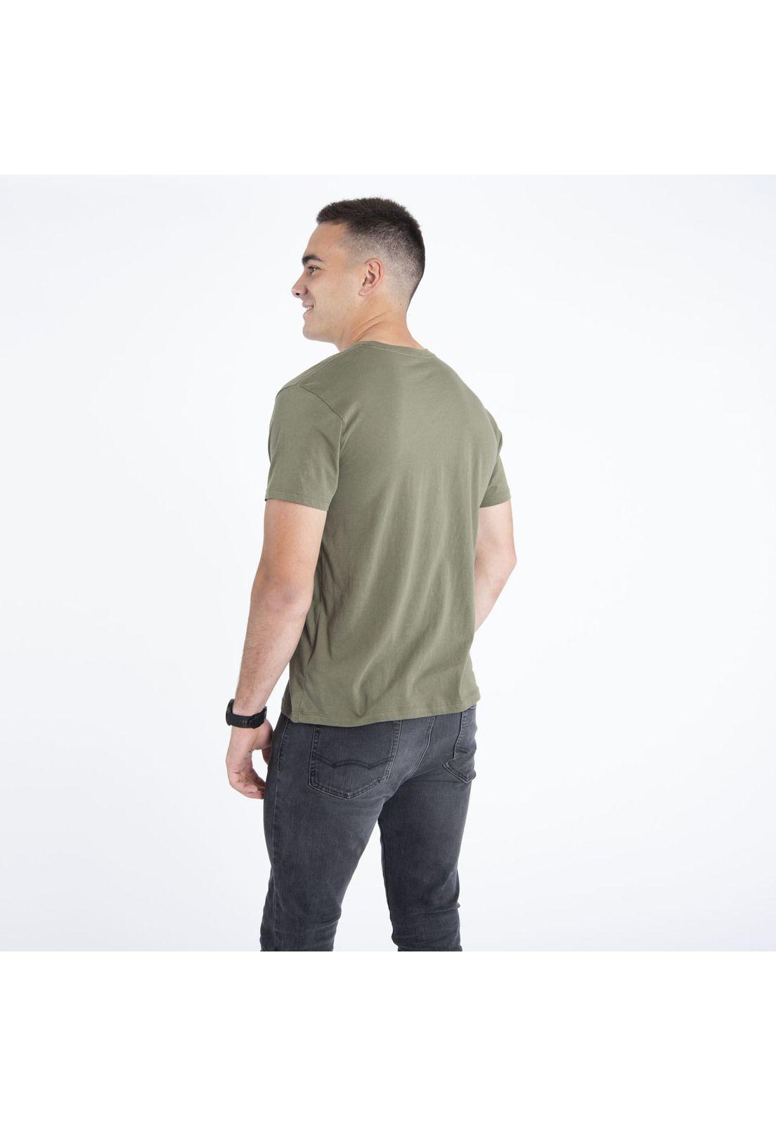 Polera Hombre Road Tee Verde-2