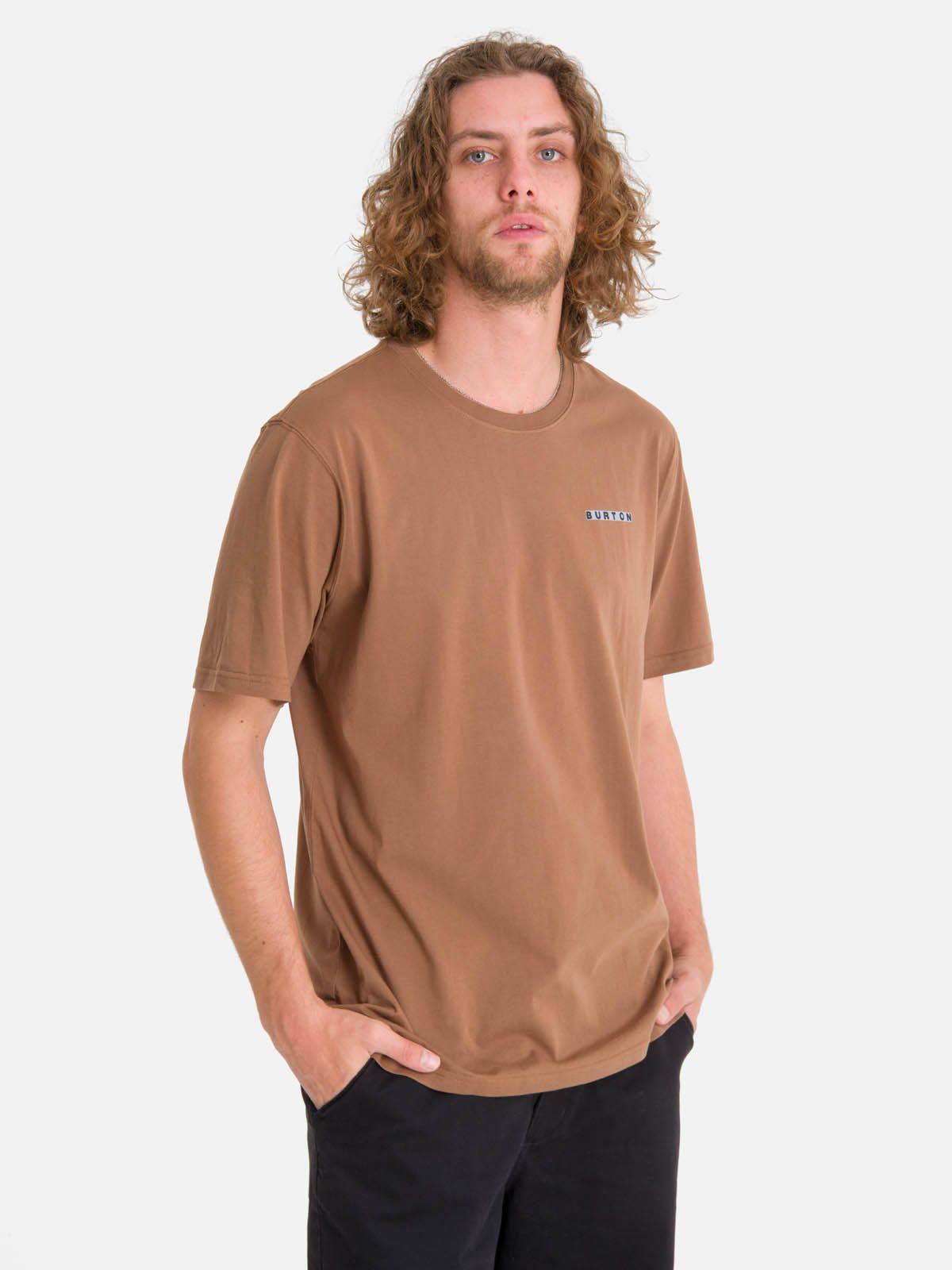 Polera m/c Hombre Skull tee Café-0
