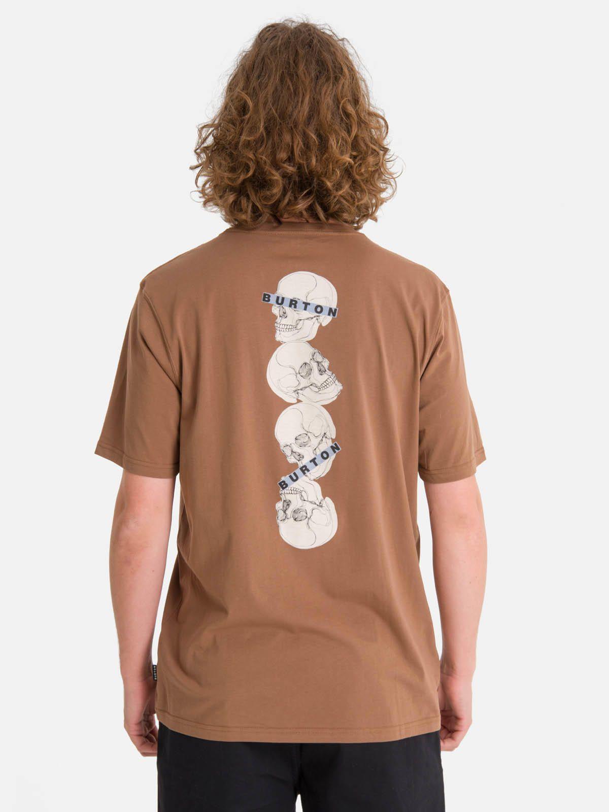 Polera m/c Hombre Skull tee Café-1