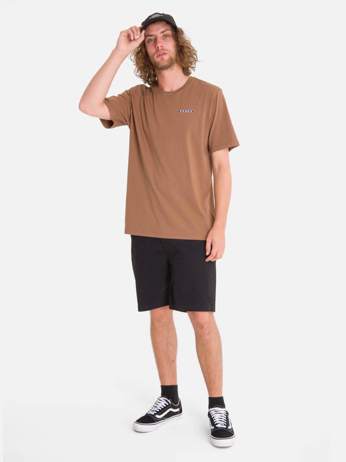 Polera m/c Hombre Skull tee Café-3