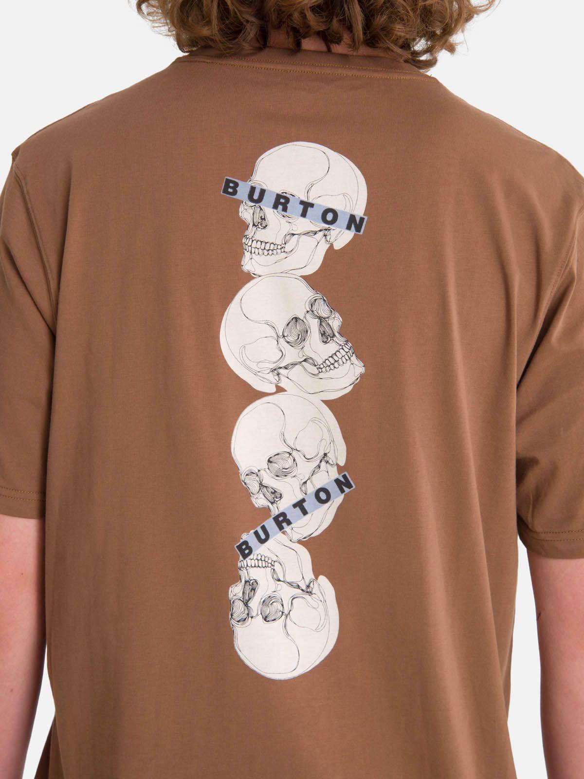 Polera m/c Hombre Skull tee Café-5