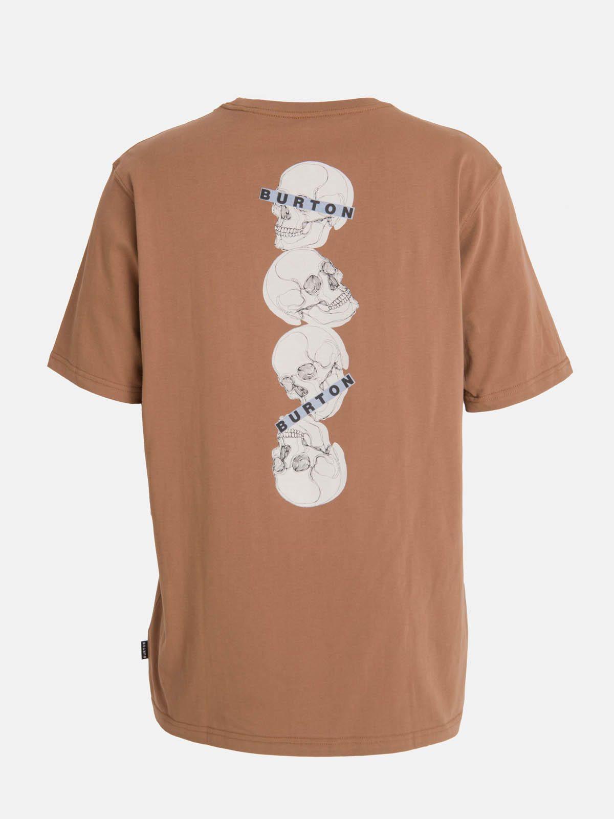Polera m/c Hombre Skull tee Café-7