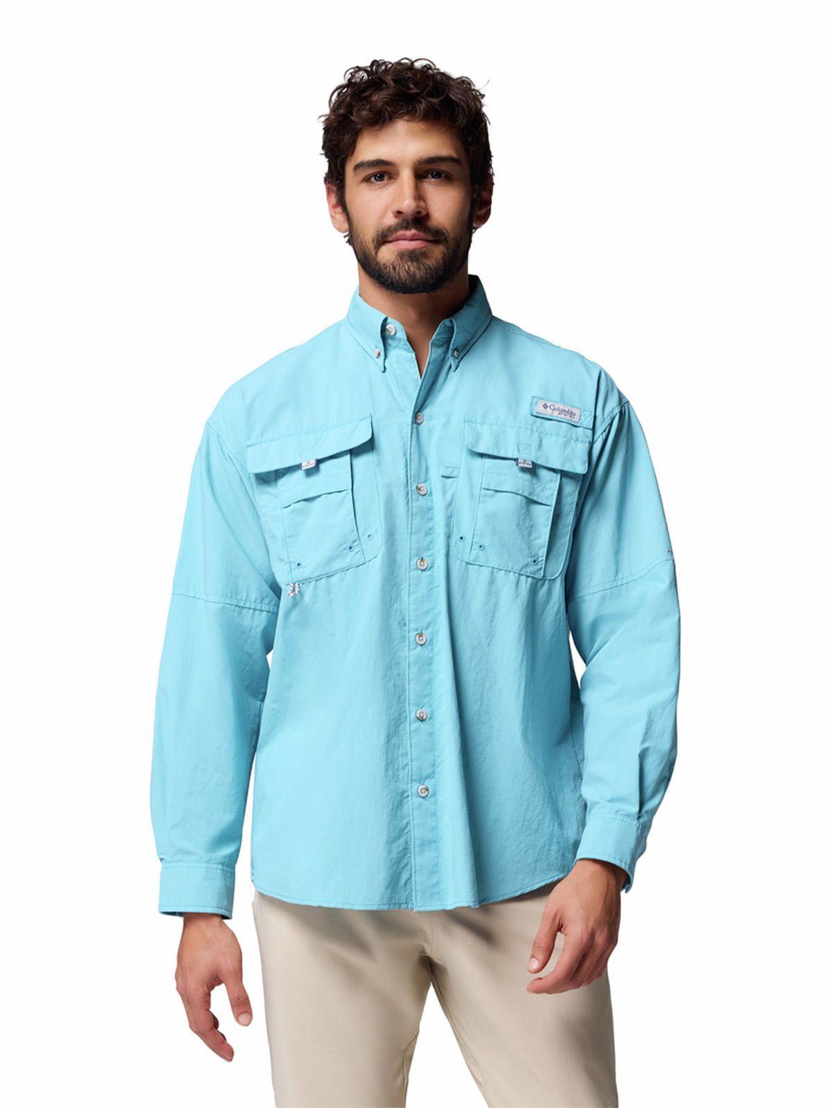 Camisa Manga Larga Hombre Bahama II Azul-0