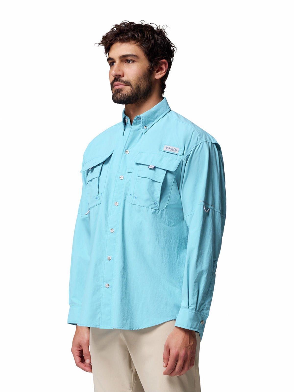 Camisa Manga Larga Hombre Bahama II Azul-1