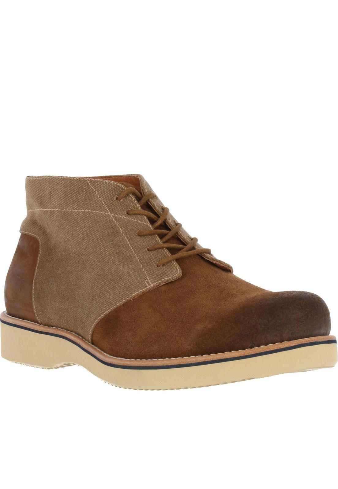 Botin Cuero Hombre Western Café-0