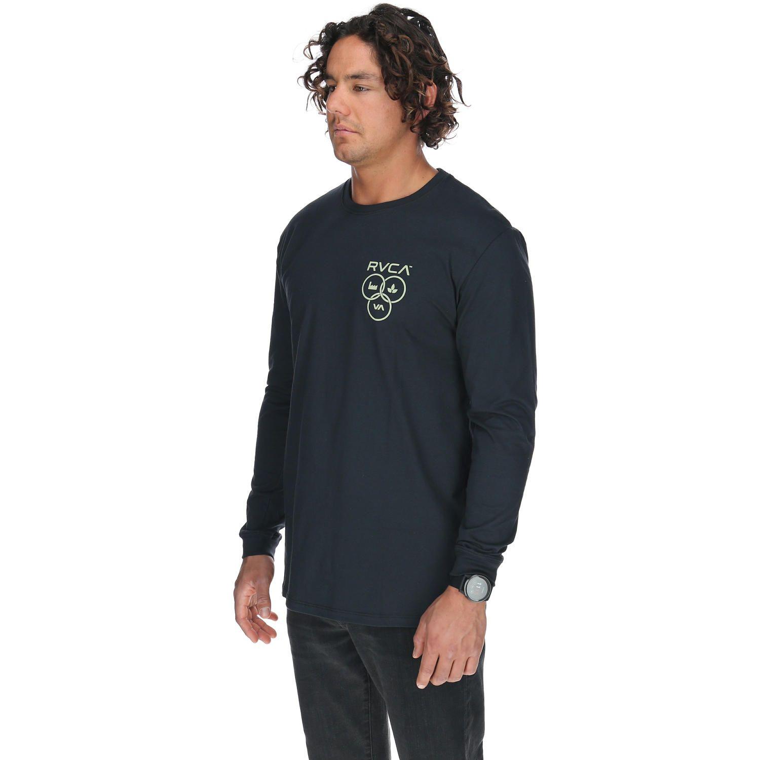 Polera M/C Hombre Trifecta Ls Negro-1