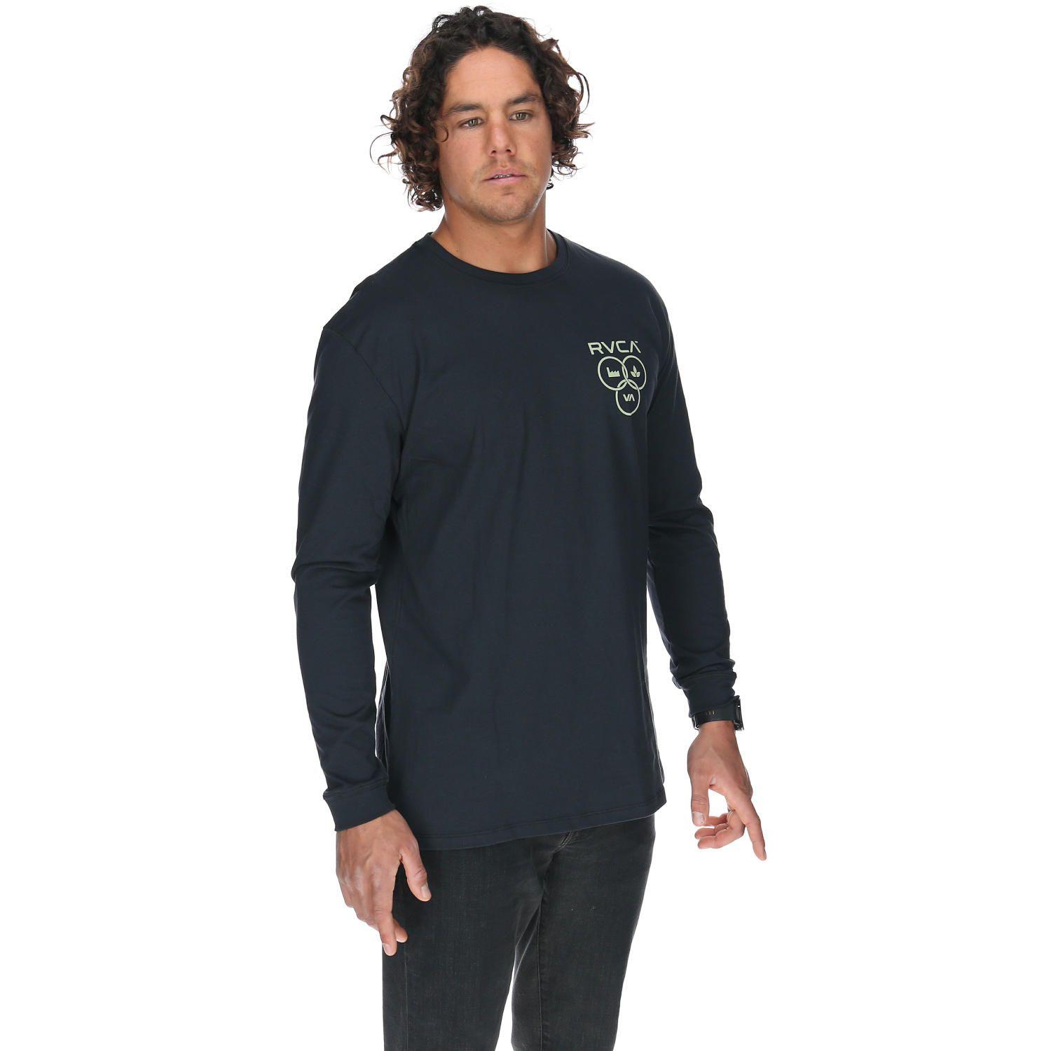 Polera M/C Hombre Trifecta Ls Negro-3