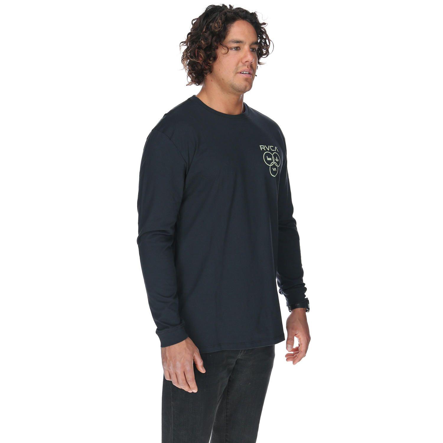 Polera M/C Hombre Trifecta Ls Negro-4