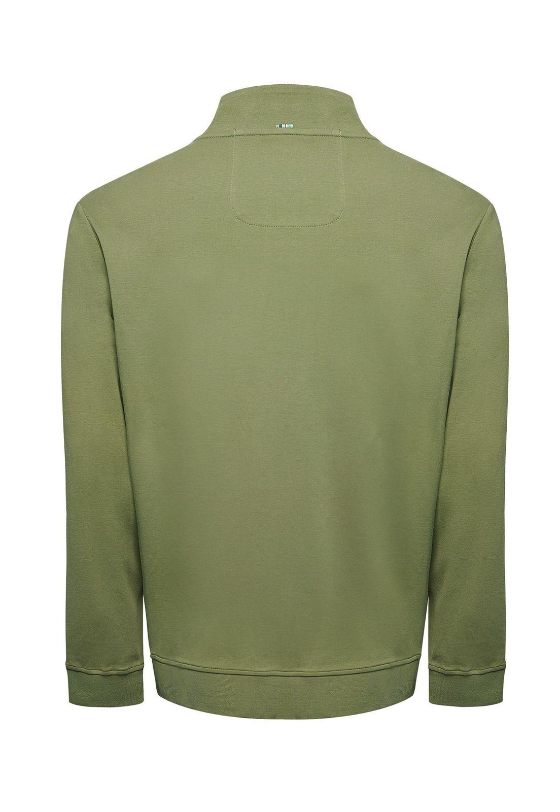 Polerón Algodón Pima Hombre Riminihalf Verde-1