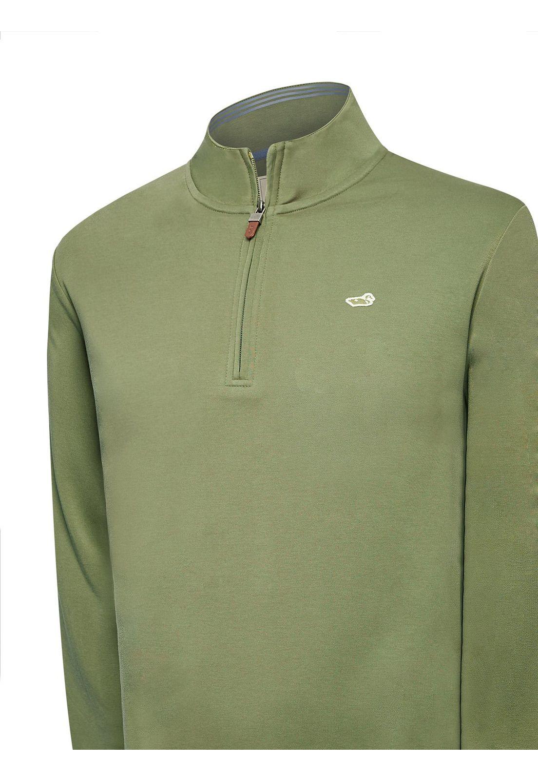 Polerón Algodón Pima Hombre Riminihalf Verde-3