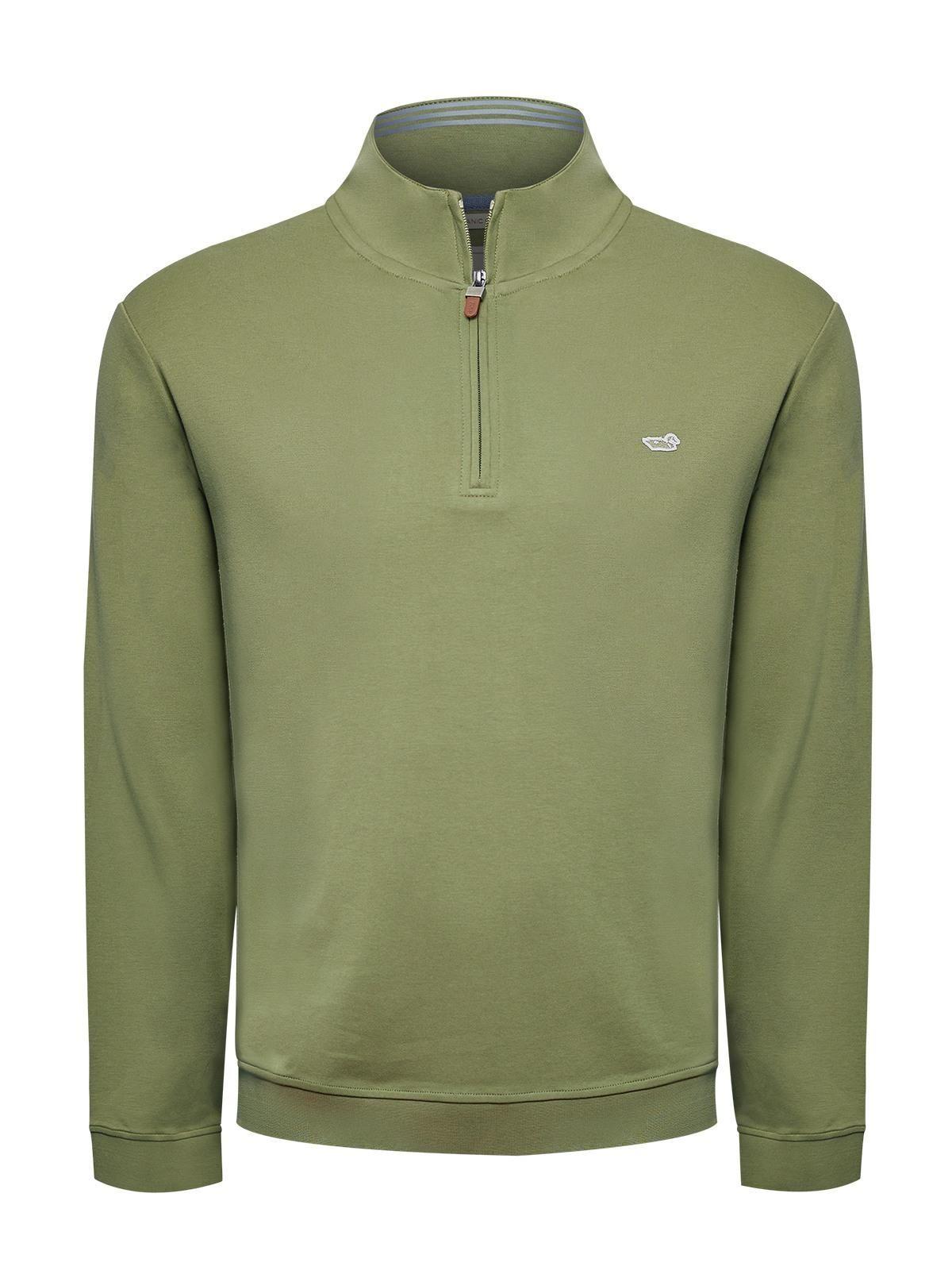 Polerón Algodón Pima Hombre Riminihalf Verde-0