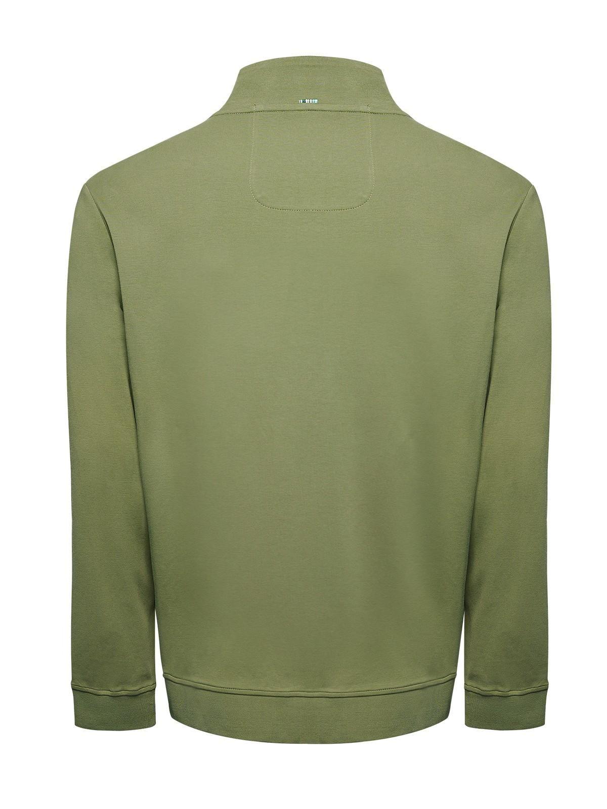 Polerón Algodón Pima Hombre Riminihalf Verde-1