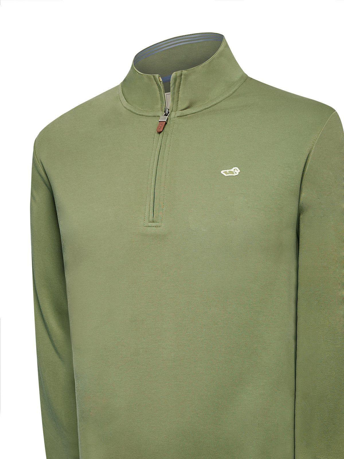 Polerón Algodón Pima Hombre Riminihalf Verde-3