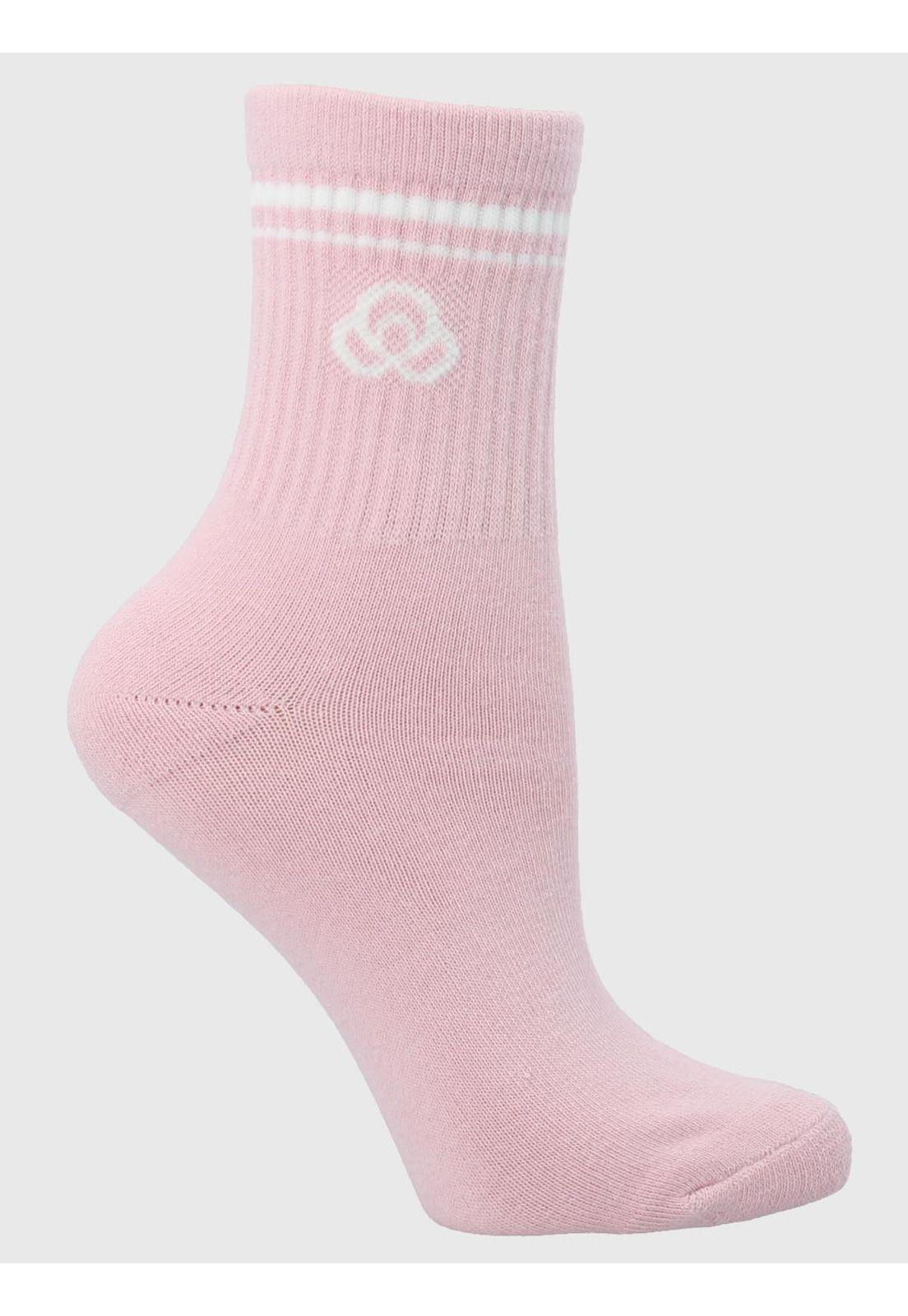 Pack 2 Calcetines Mujer Quarter Rosado-2