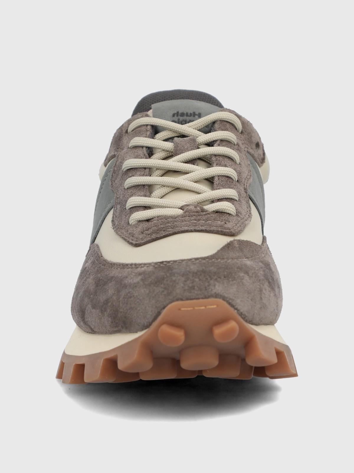 Zapatilla Cuero Mujer Janet Gris-3