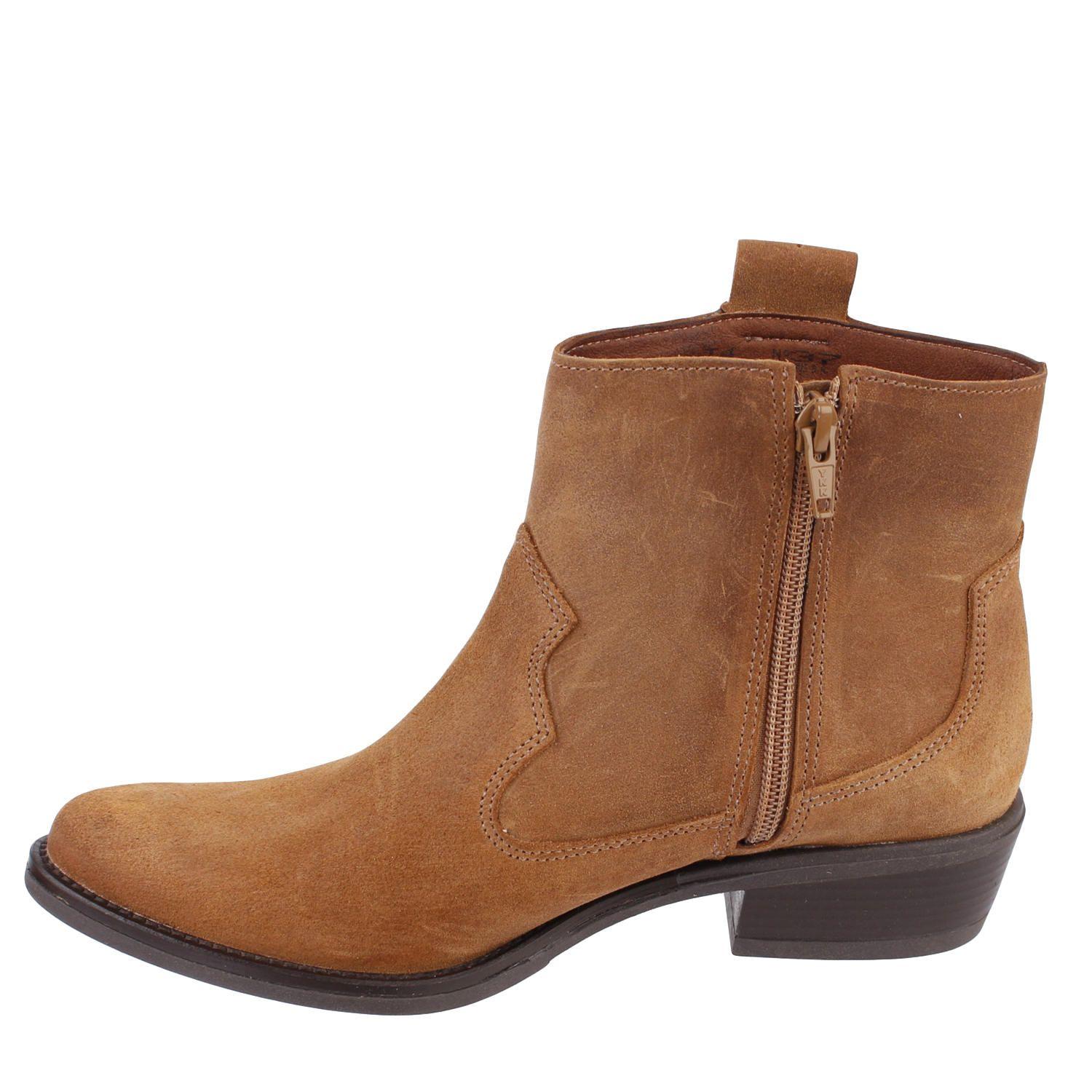 Botin Cuero Mujer Marie Café-2