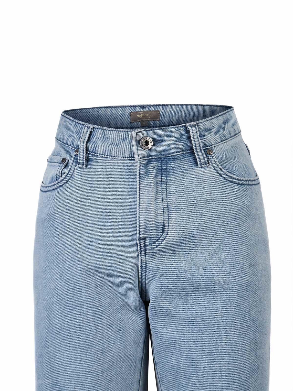 Jeans Fibras Recicladas Mujer Botanica Azul-3