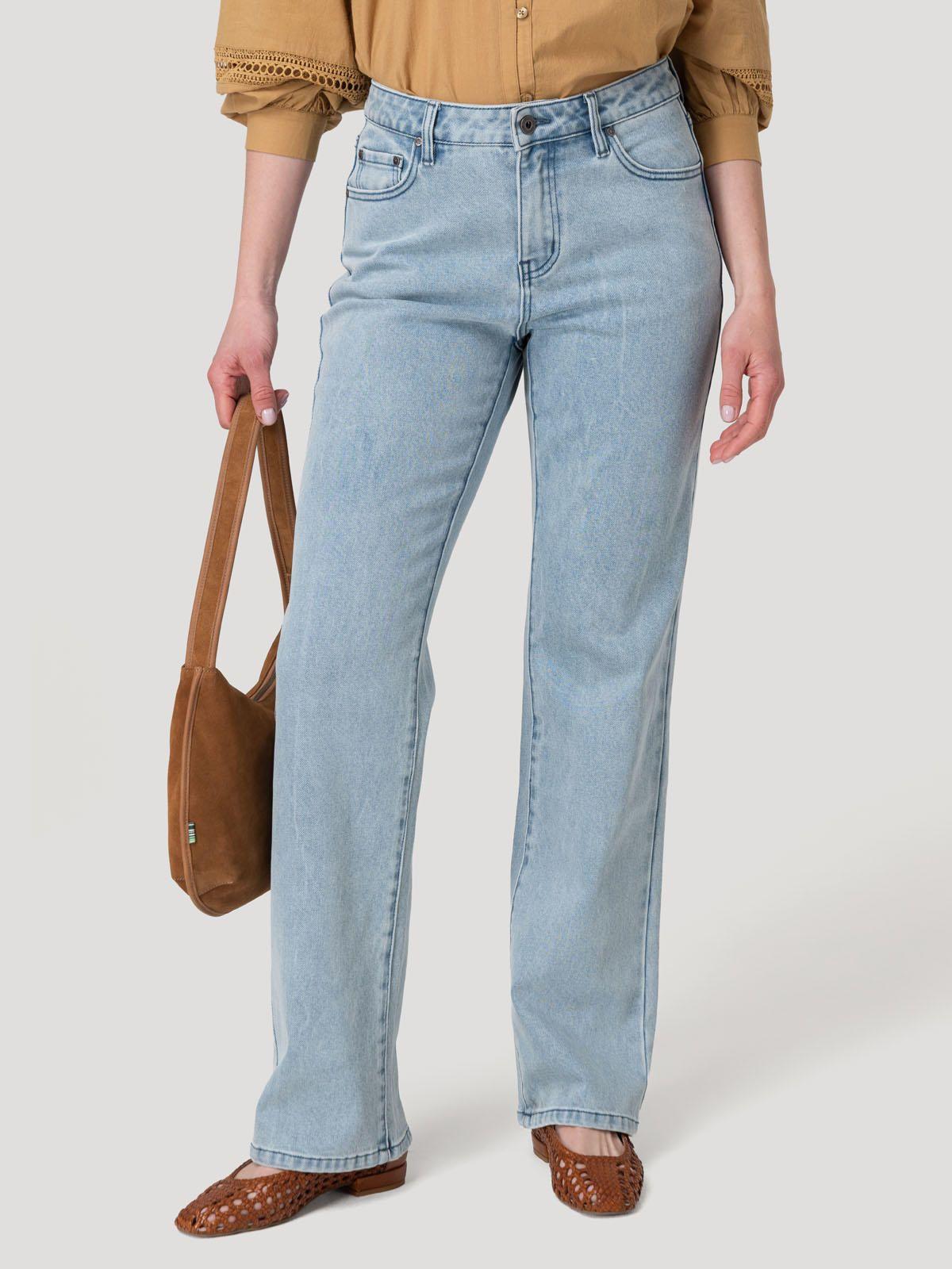 Jeans Fibras Recicladas Mujer Botanica Azul-4