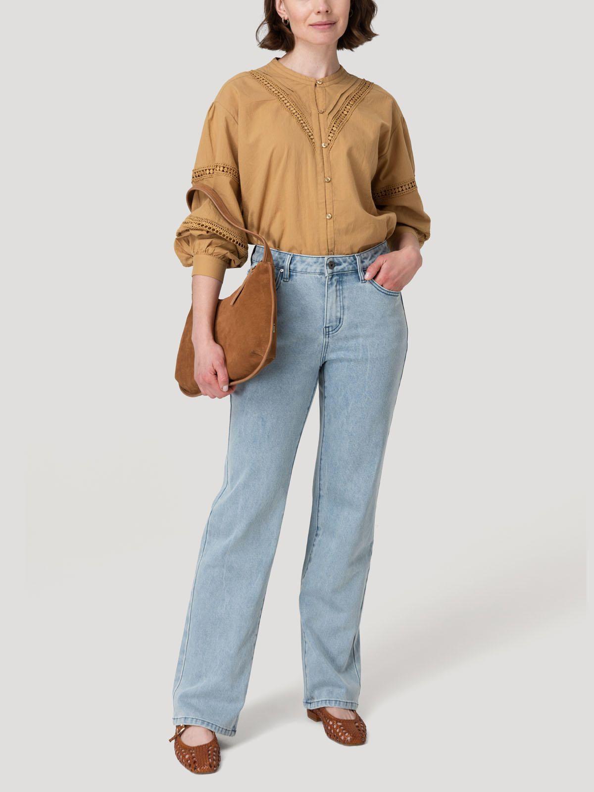 Jeans Fibras Recicladas Mujer Botanica Azul-8