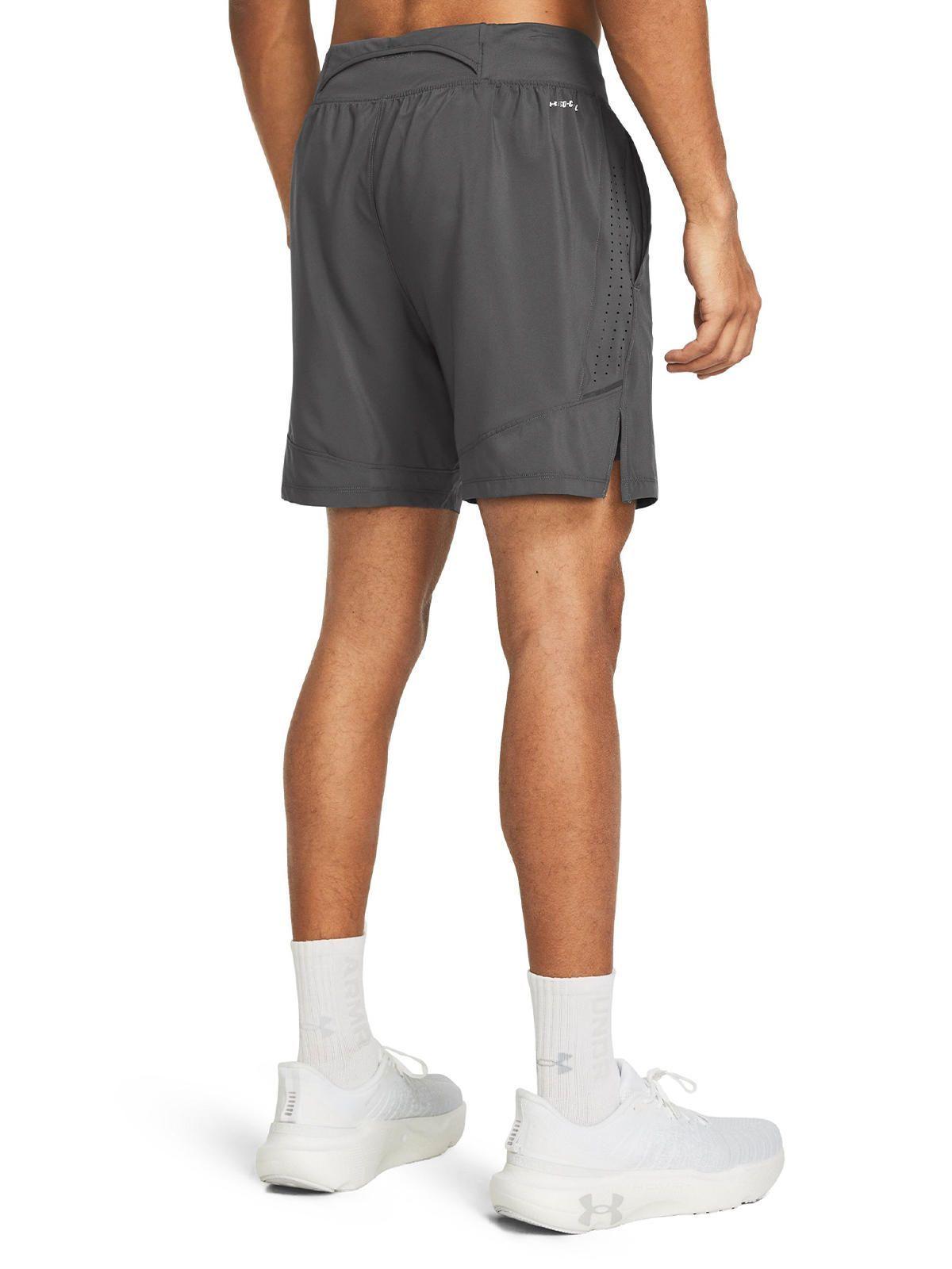 Short UA Launch Elite 2 en 1 7 hombre Gris-1