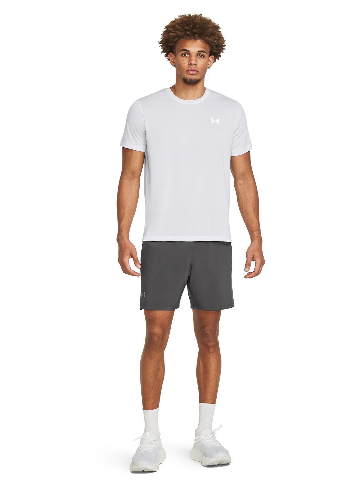 Short UA Launch Elite 2 en 1 7 hombre Gris-3
