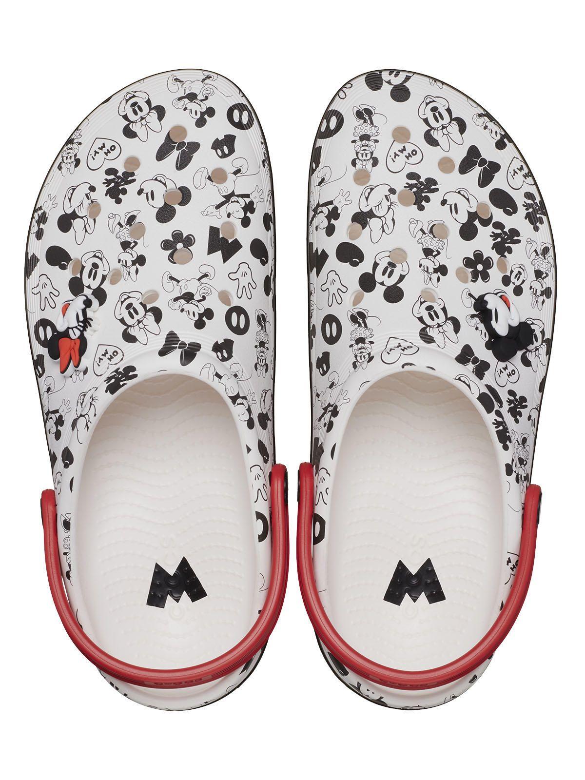 Zueco Crocs Mujer Mickey Oc Clog Whi Blanco-4