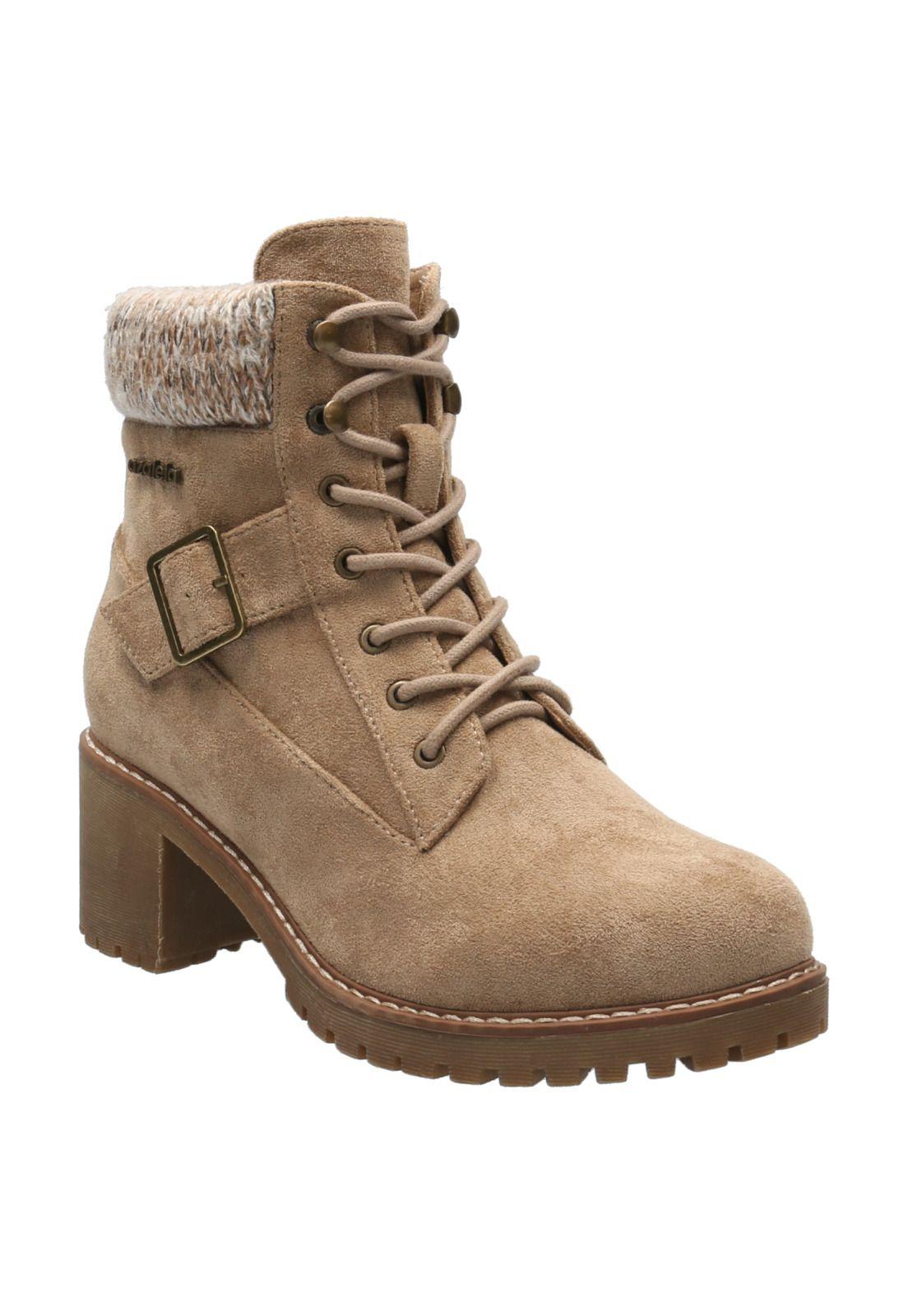 Botín Mujer Maze 2 Taupe-0