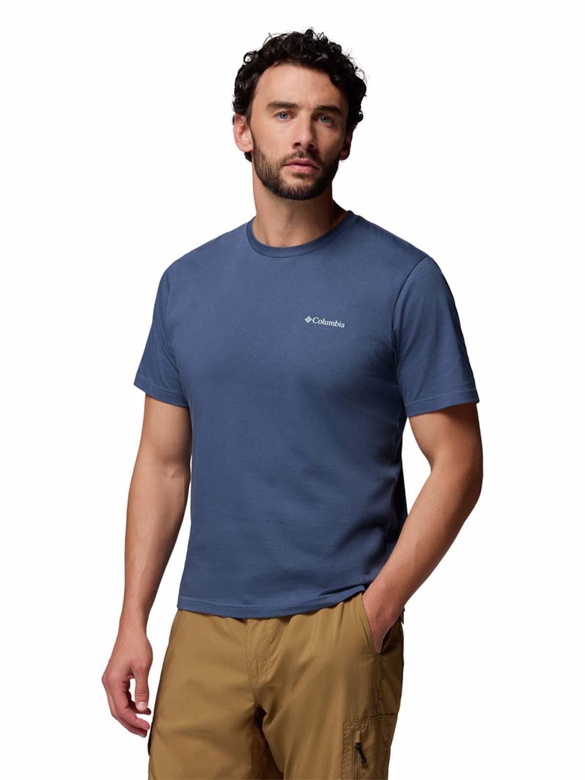Polera M/C Hombre Rapid Ridge Back Azul-1