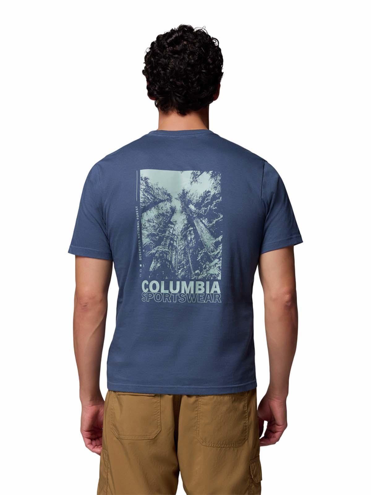 Polera M/C Hombre Rapid Ridge Back Azul-4