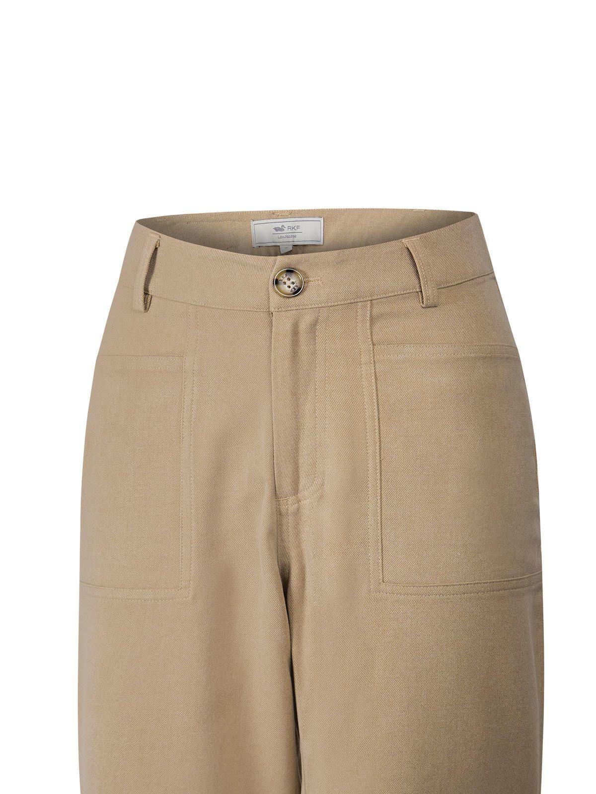 Pantalon Poliester Recic. Mujer Noa Beige-3