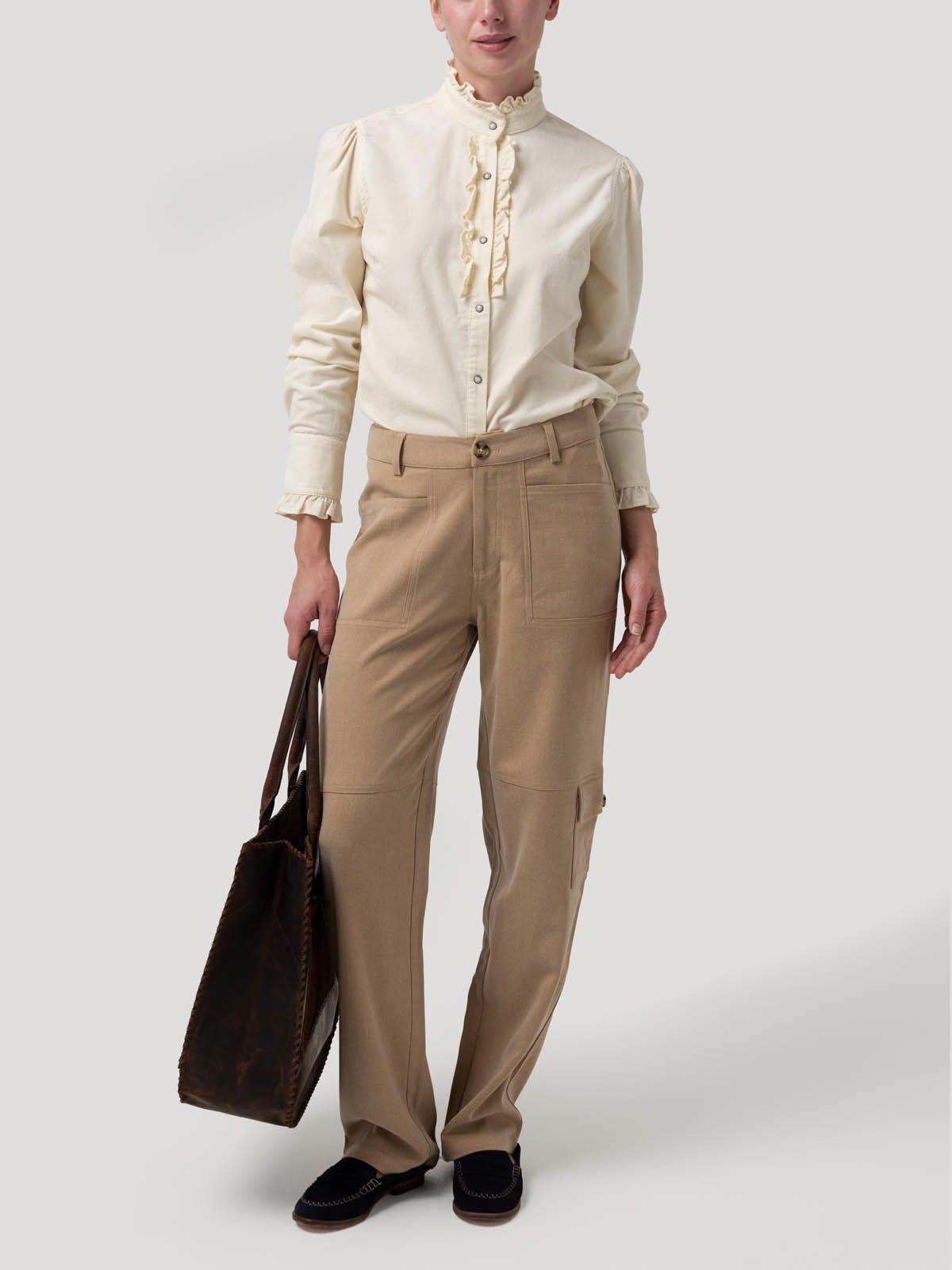Pantalon Poliester Recic. Mujer Noa Beige-8