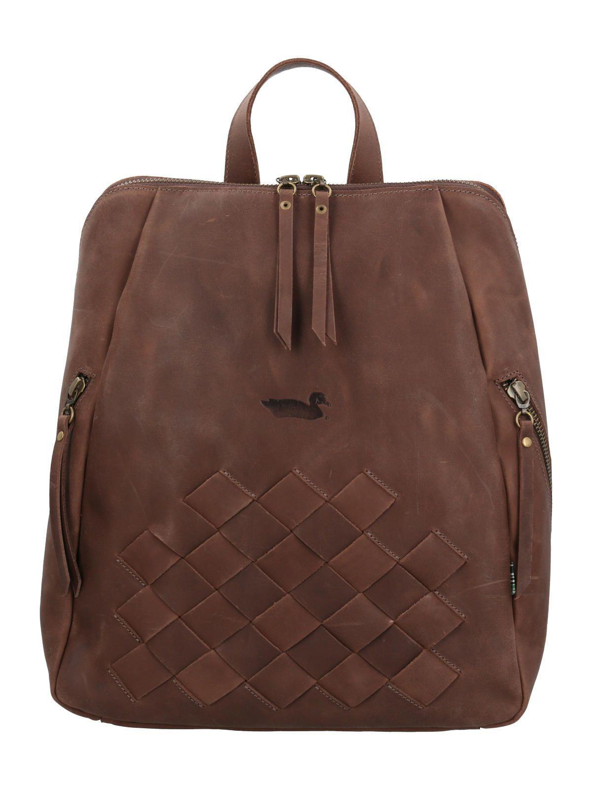 Mochila Cuero Mujer Feng Back Chocolate-0