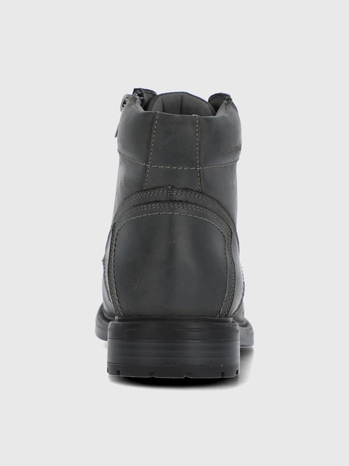 Botin Cuero Quero Gris Hombre-6