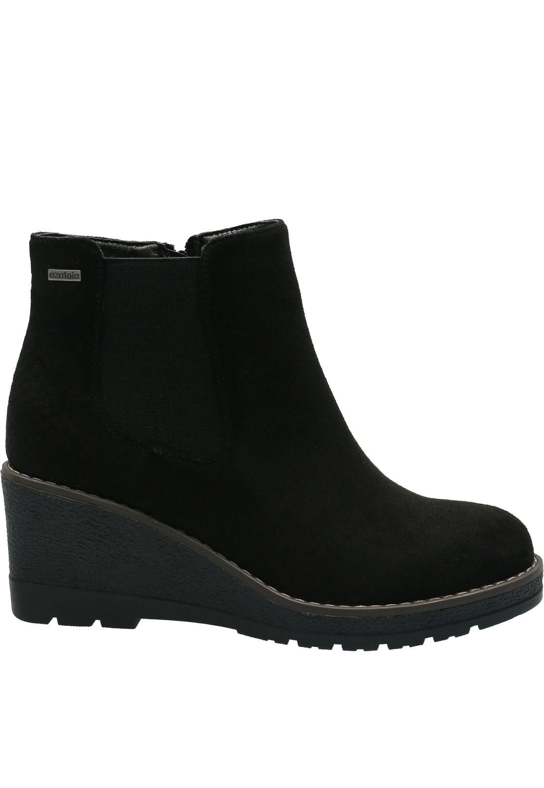 Botín Mujer Riverside Negro-1