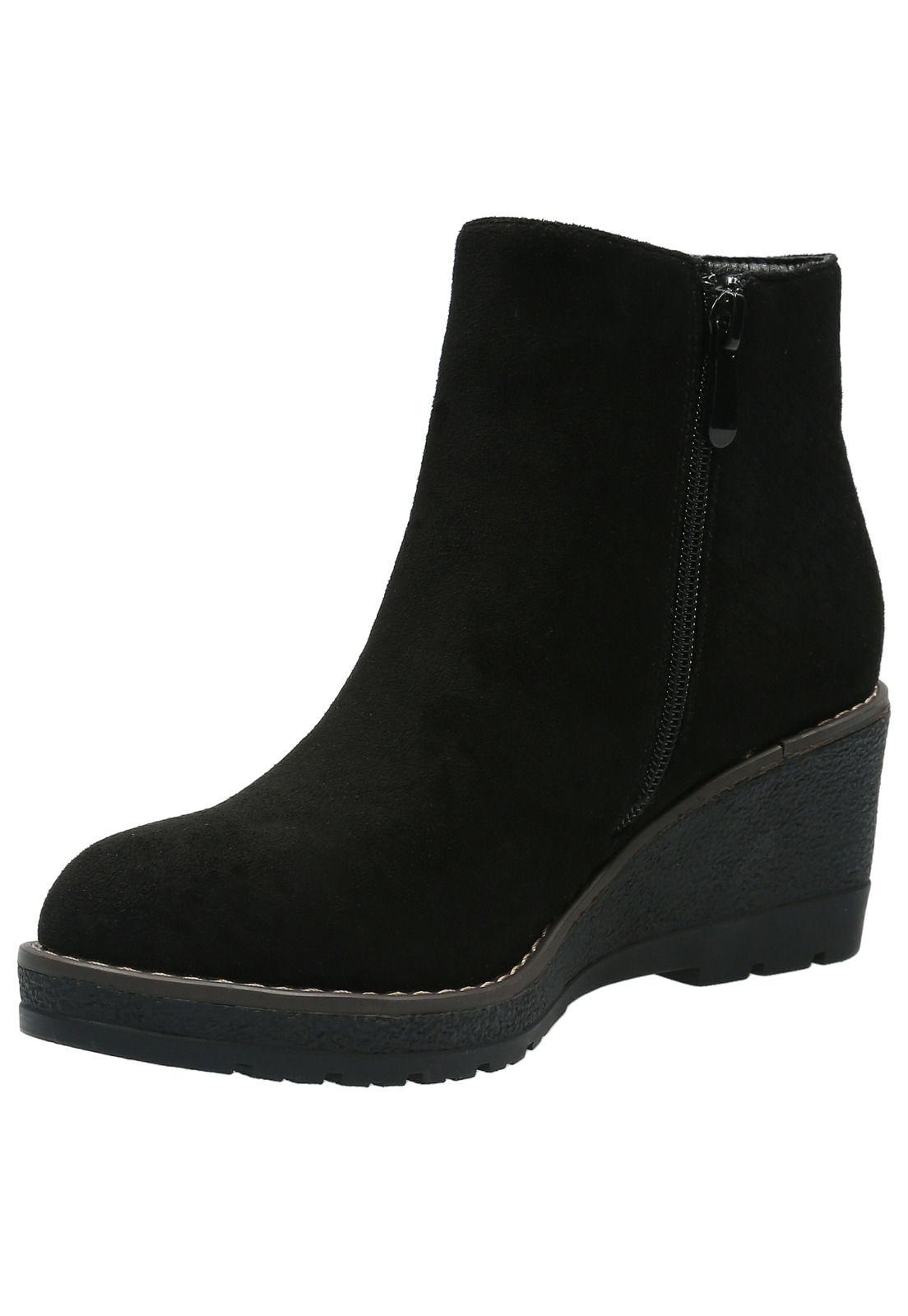 Botín Mujer Riverside Negro-3