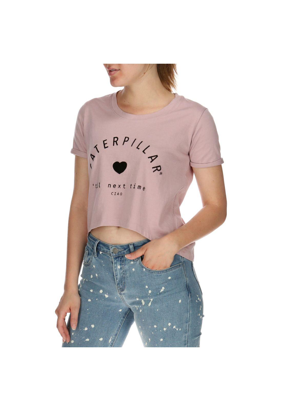 Polera Mujer Joyce Crop Rosa-1