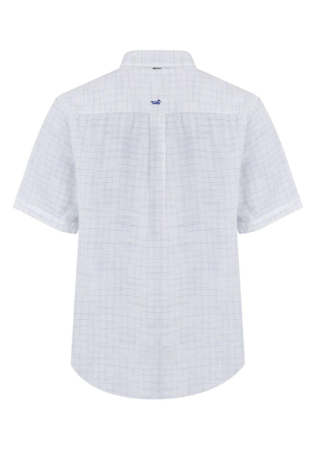 Camisa Lino Orgánico Verde Marbled Hombre -1