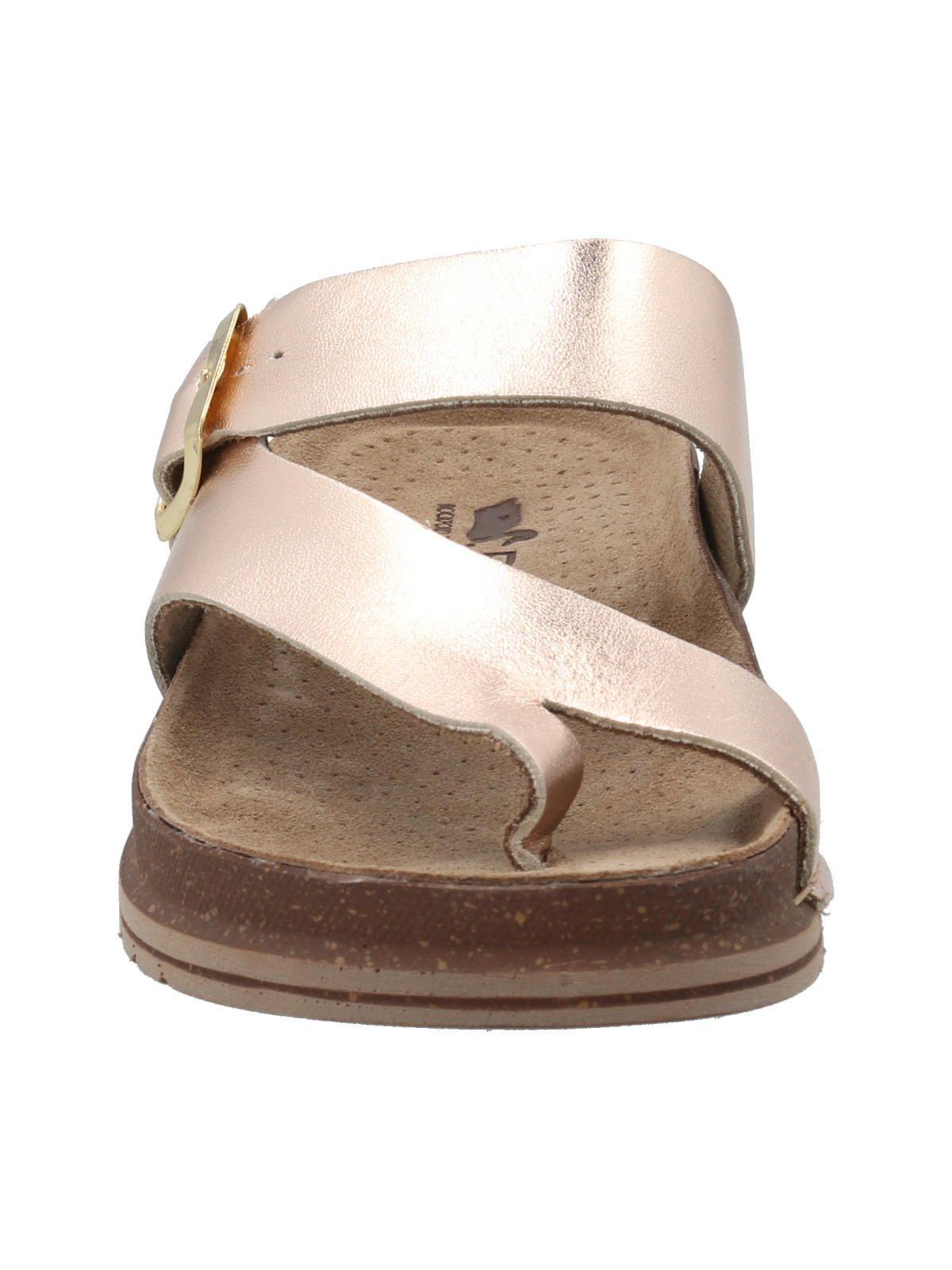 Sandalia Cuero Mujer Milán Metalizado-3