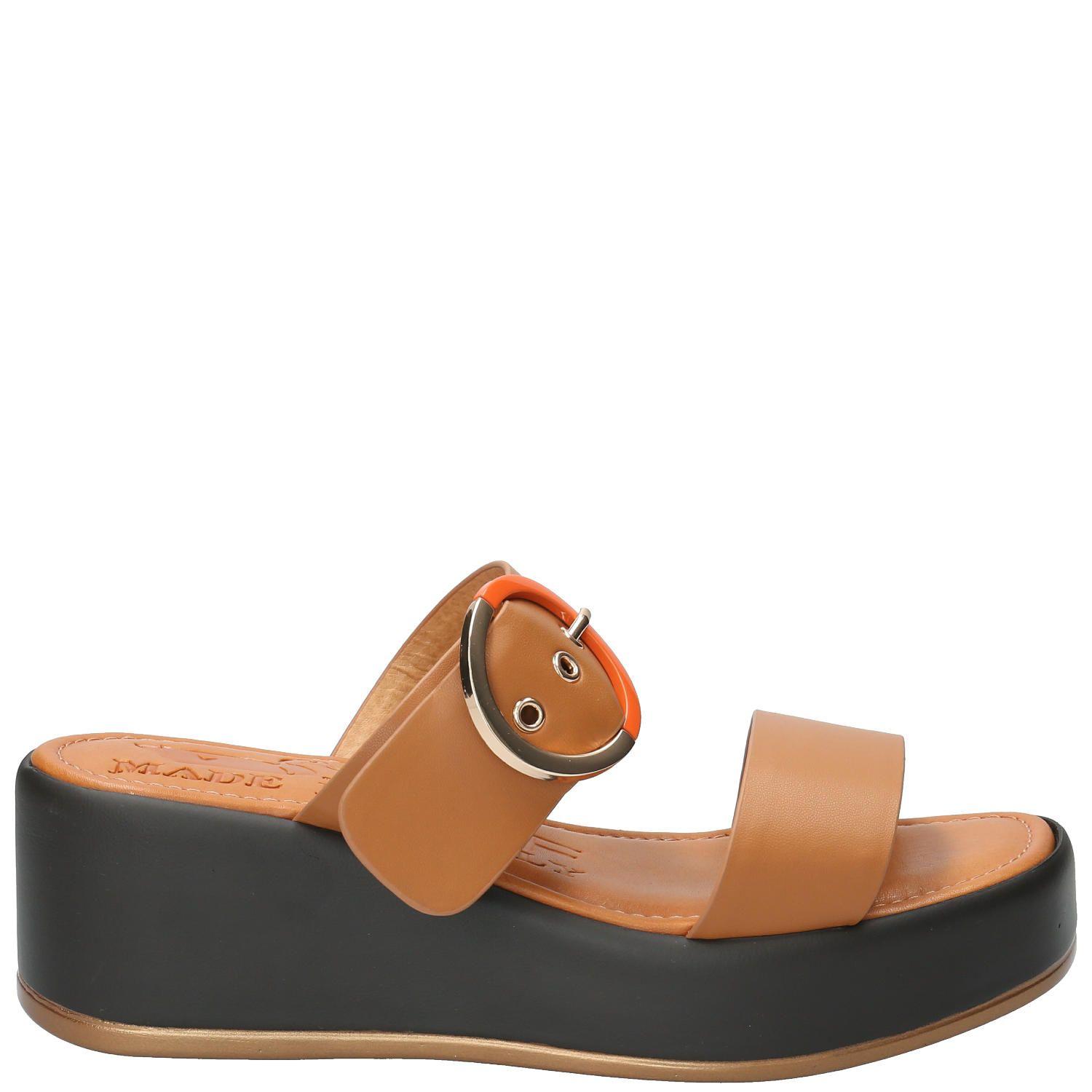 Sandalia Mujer Francesca Café Claro-0