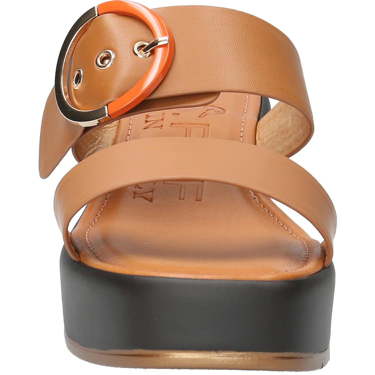 Sandalia Mujer Francesca Café Claro-3