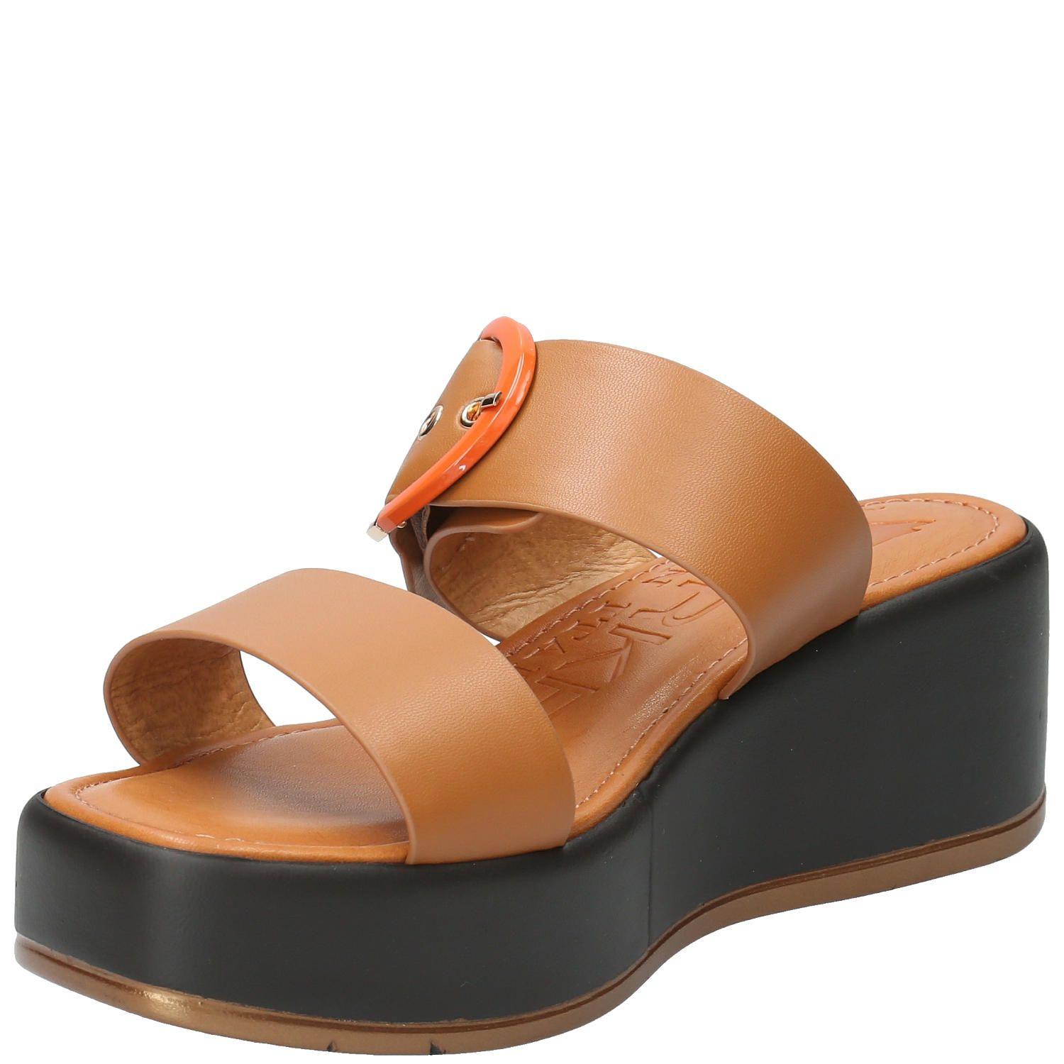 Sandalia Mujer Francesca Café Claro-4