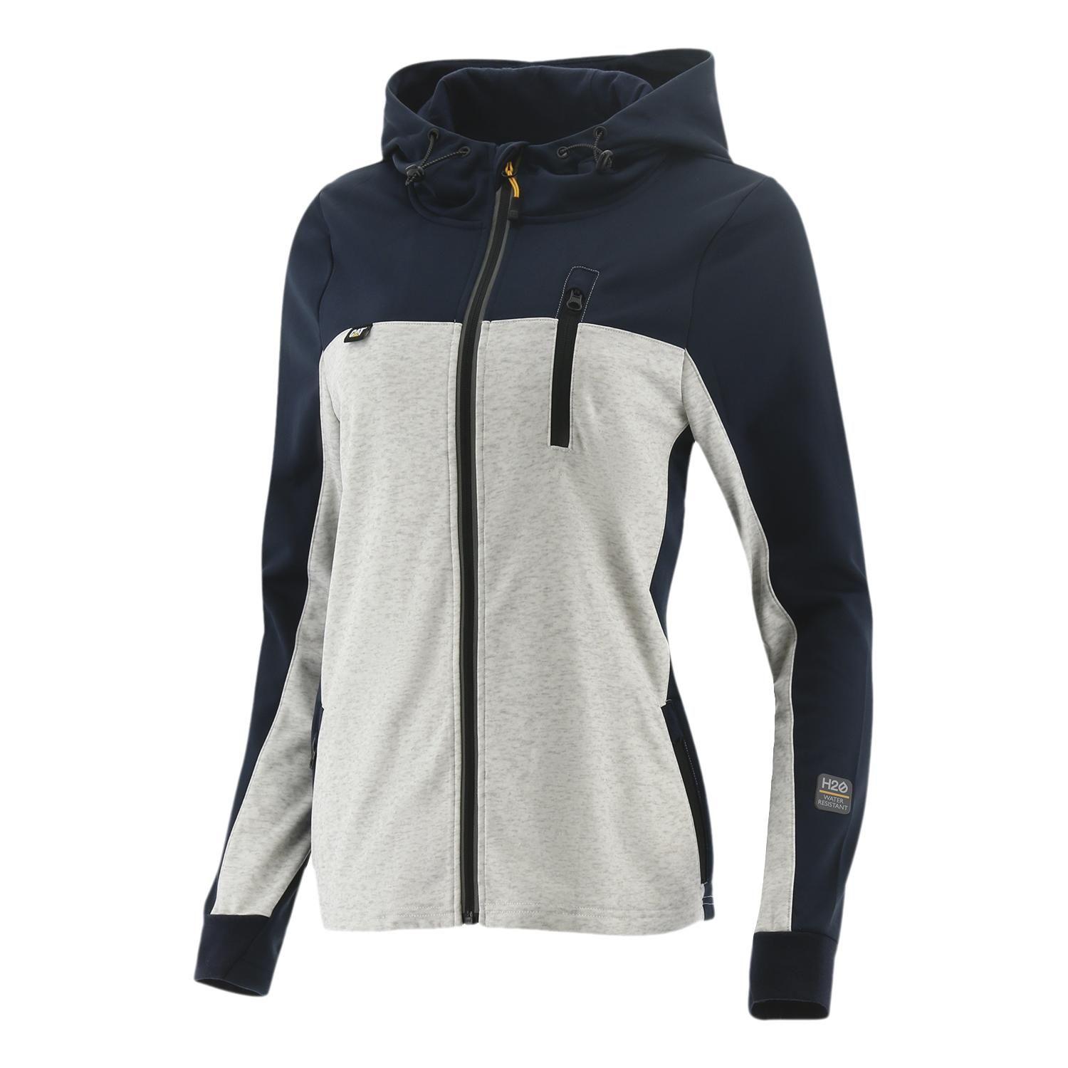 Polerón Mujer Womens H2O Full Zip Gris Claro-0