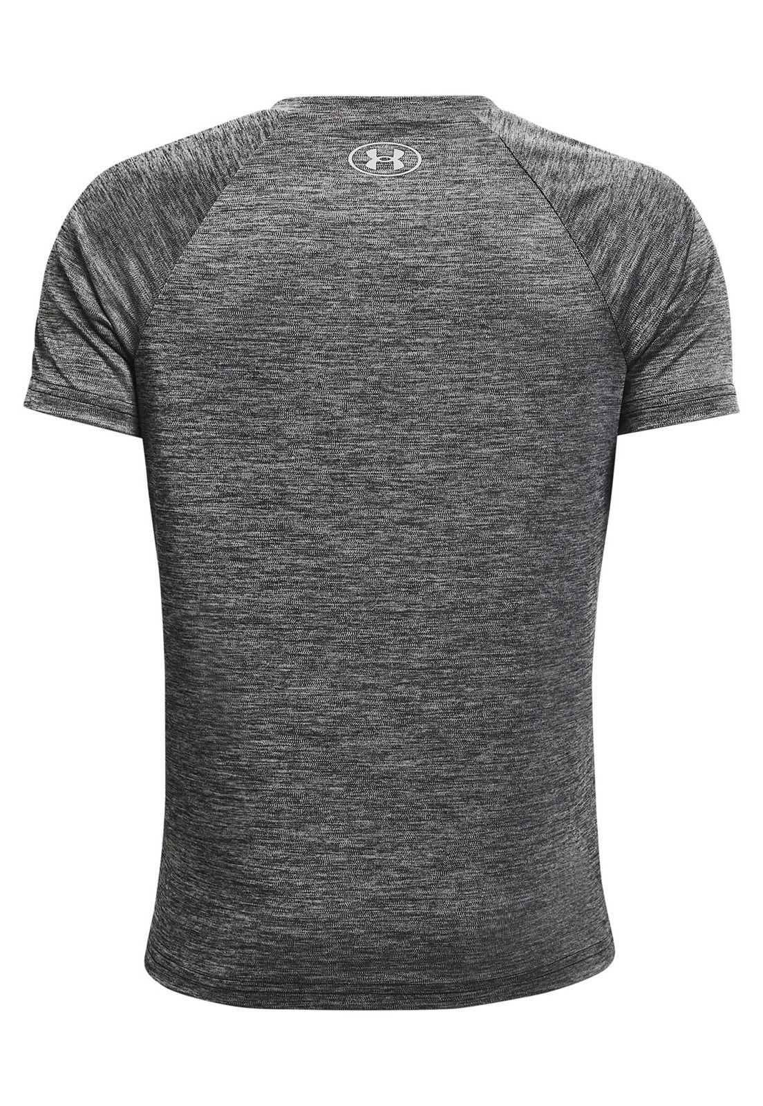 Polera manga corta Tech niños Negro-1