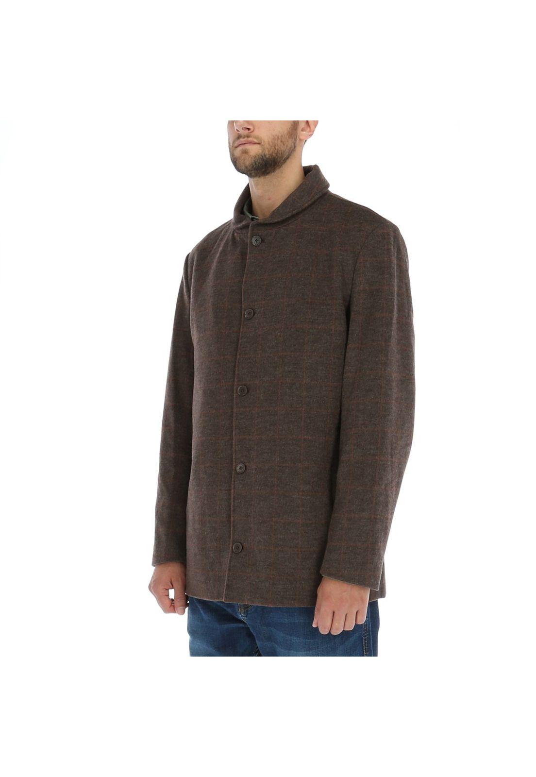 Chaqueta Lana Wool Chocolate Hombre Rockford-0
