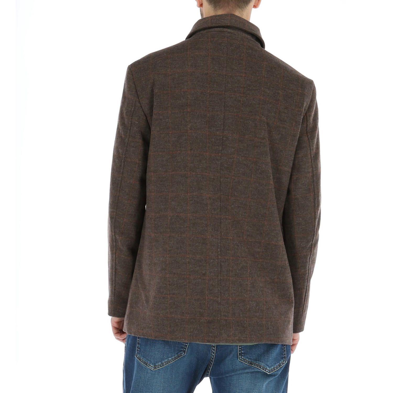 Chaqueta Lana Wool Chocolate Hombre Rockford-1