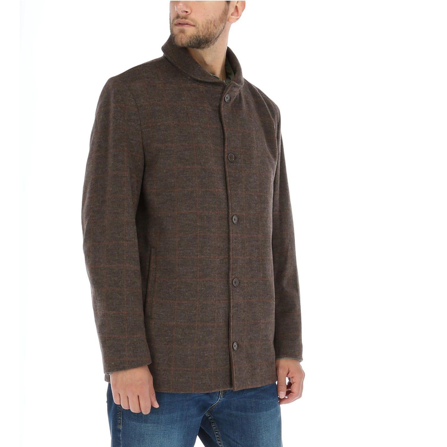 Chaqueta Lana Wool Chocolate Hombre Rockford-2